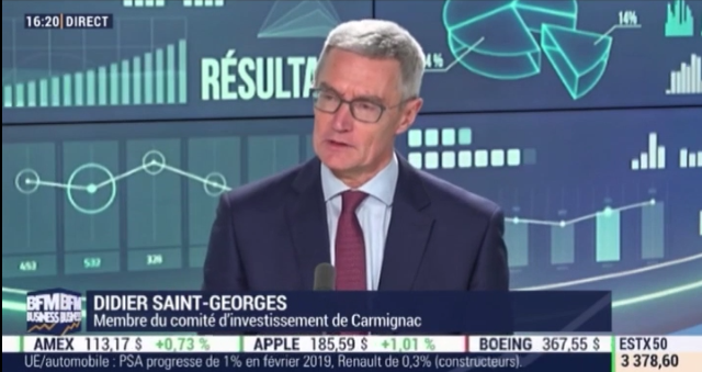 Didier Saint-Georges BFM March 2019